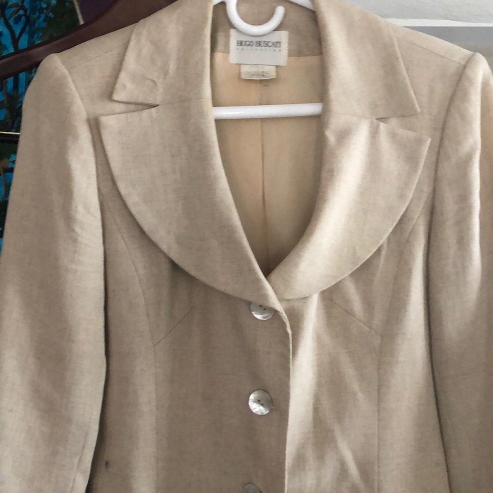 Hugo Buscati Vintage 1980s linen suit